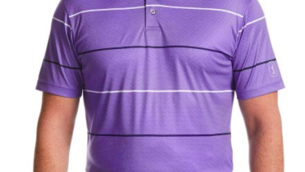 Men's Horizontal Stripe Polo